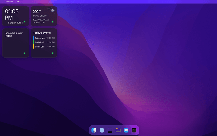 macOS Interface Playground