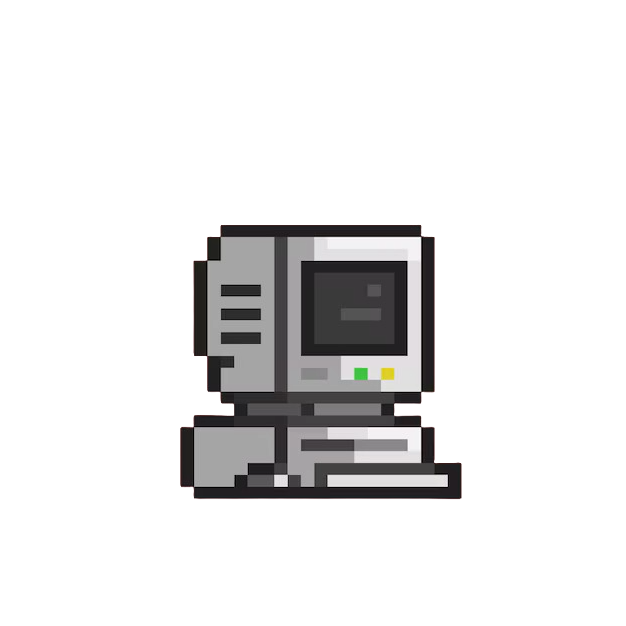 Pixel Computer Logo